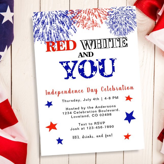 4th of July Summer BBQ Invitation (Creator Uploaded)