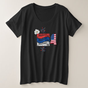 4th of July/Summer/Mississippi Summer Plus Size T-Shirt