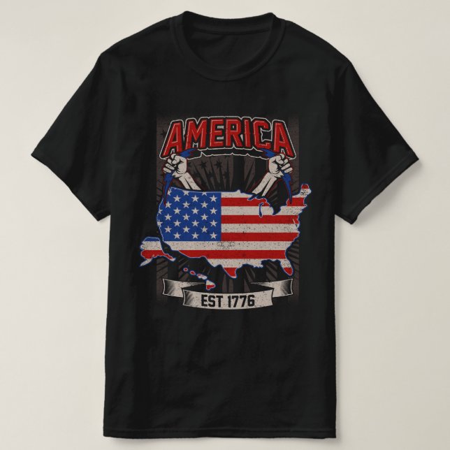 4th of july T-Shirt (Design Front)