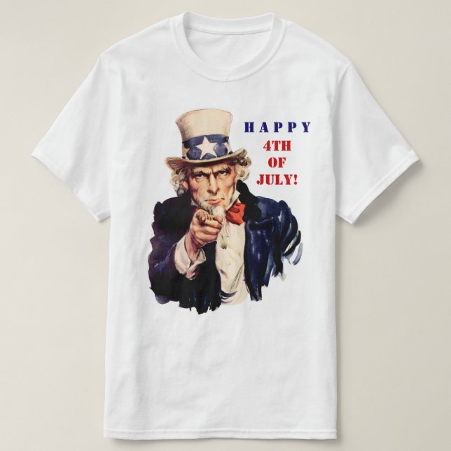 4th of July T-Shirt (Design Front)
