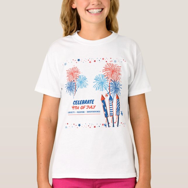 4th of july  T-Shirt (Front)