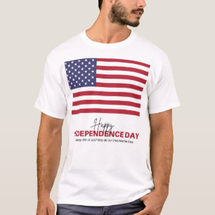 4th of July T-Shirt USA Flag Shirt