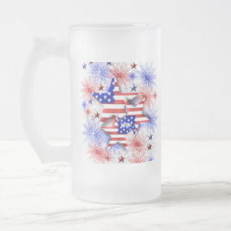 4th of July Tall Beer Stein Beer Mug