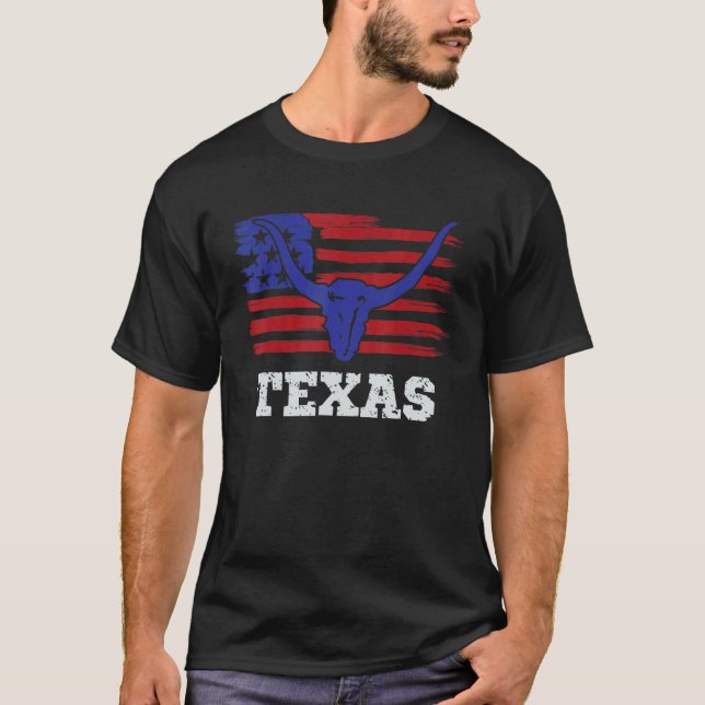 4th Of July Texas State Country Outfit T-Shirt (Front)