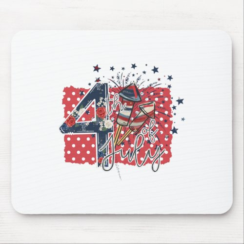 4th Of July  The Independence Day Shirt Hero Mouse Pad