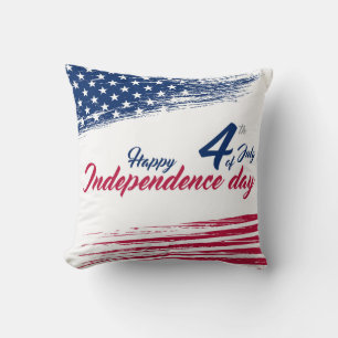 4th Of July Throw Pillow