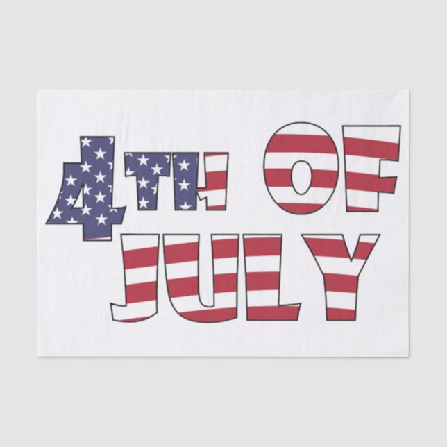 4TH OF JULY TISSUE PAPER (Front)