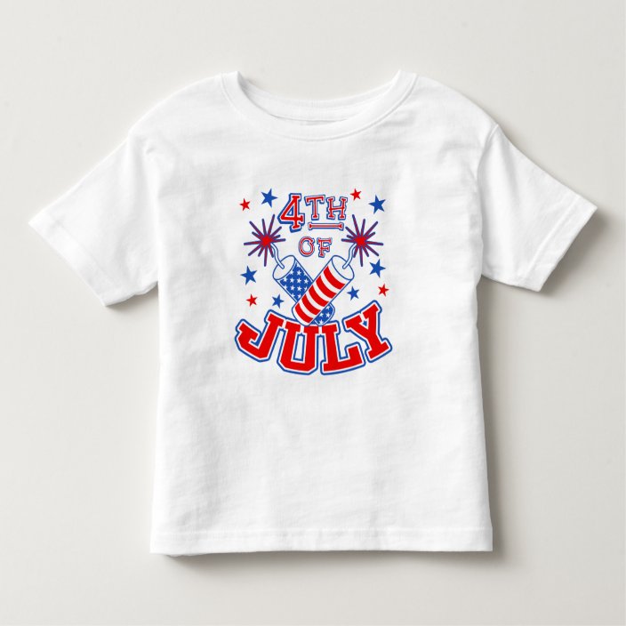 4th of July Toddler T-shirt | Zazzle.com