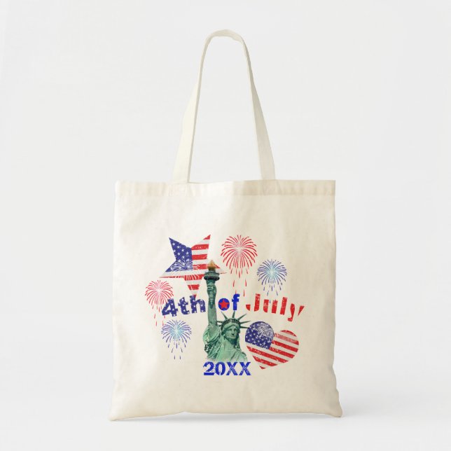 4th of July Tote Bag (Front)