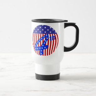 4th Of July Travel Mug