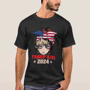4th Of July Trump 45 47 Trump Girl 2024 T Shirt
