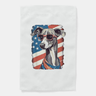 4th Of July US Flag Italian Greyhound Dog