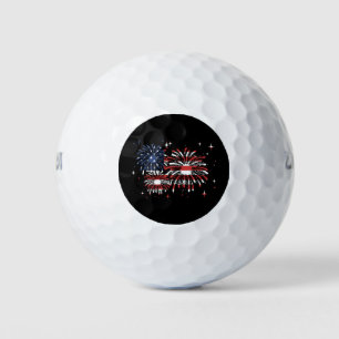 4th Of July USA Fireworks Golf Balls