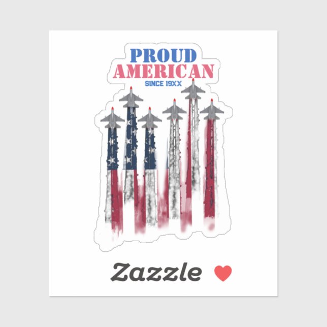 4th of July USA Independence Day Gift Sticker (Sheet)
