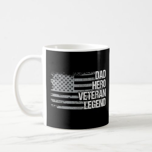 4th Of July USA US Flag Dad Grandpa Veteran  Coffee Mug