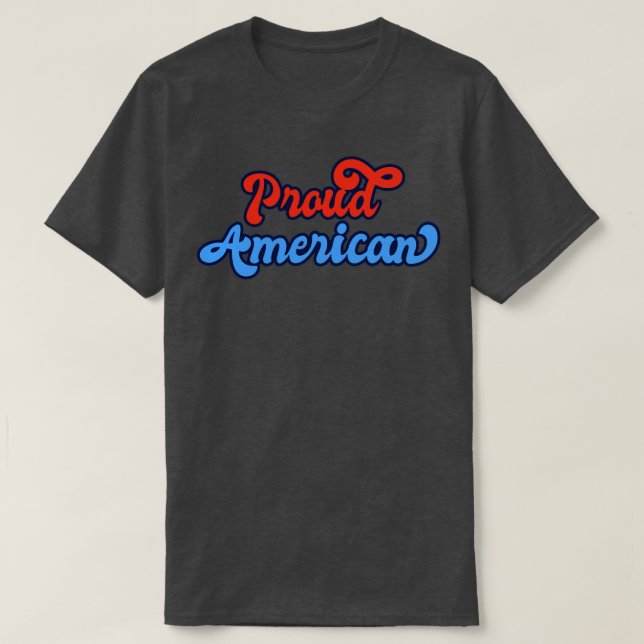 4th of July USA US Independence Day American T-Shirt (Design Front)