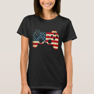 4th Of July Video Game Gamer Patriotic T-Shirt