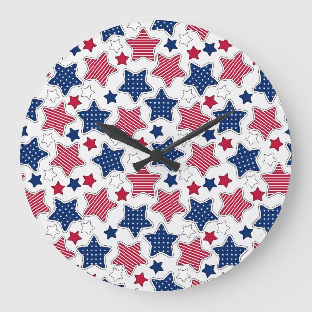 4th Of July Wall Clock (Front)
