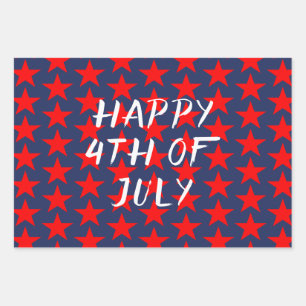 4th of July Wrapping Paper Sheets