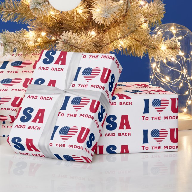 4th of Julye Personalized Wrapping Paper (Holidays)