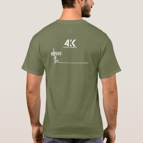 4th Quarter Team logo on left side w 2 back logos T_Shirt