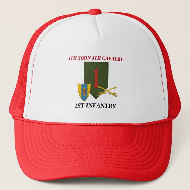 4TH SQUADRON 4TH CAVALRY 1ST INFANTRY HAT (Front)