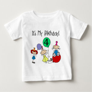4th Stick Kids Party Birthday Tshirts and Gifts