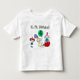 4th Stick Kids Party Birthday Tshirts and Gifts