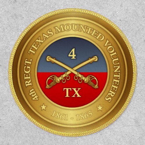 4th Texas Cavalry rd Patch