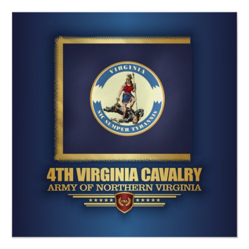 4th Virginia Cavalry Poster