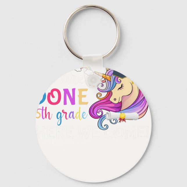 4th we are done 5th grade here we com keychain (Front)