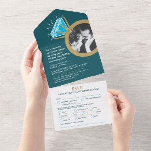 4th wedding anniversary dinner blue topaz ring all in one invitation
