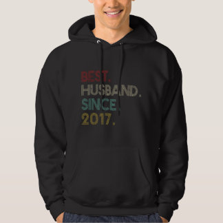 4th Wedding Anniversary Gift for Him Best Husband Hoodie