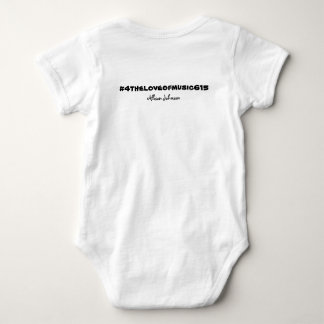 4theloveofmusic "Shakespeare" baby outfit Baby Bodysuit