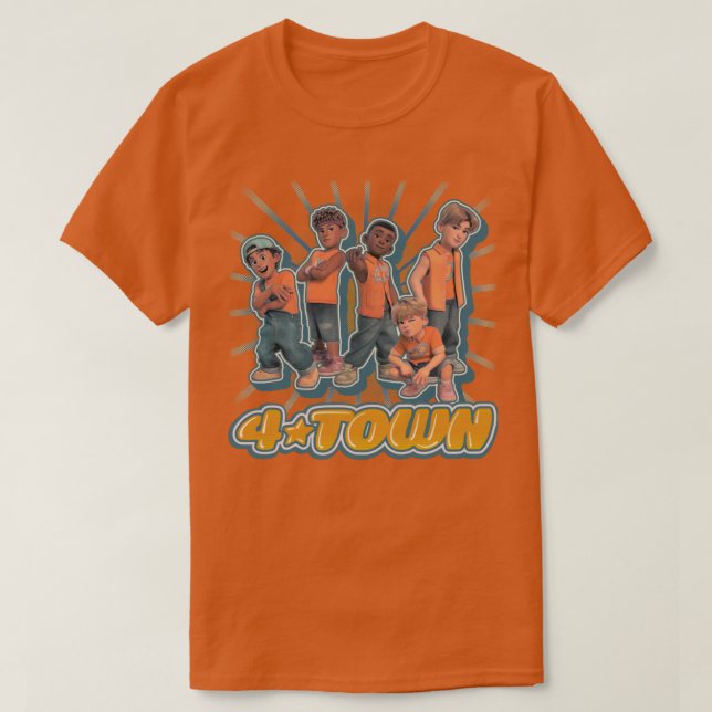 4TOWN Turning Red Merch T-Shirt (Design Front)
