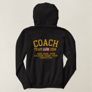 4ways toPersonalize this Coach Embroidered Apparel Hoodie