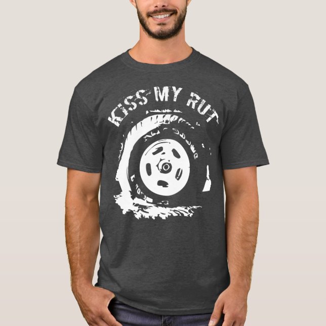 4WD Offroad  Funny 4x4 Four Wheel Drive Humor T-Shirt (Front)