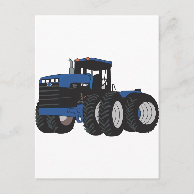 4WD Tractor Postcard (Front)