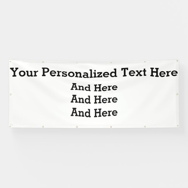 4'x10' Custom Business Banner (Horizontal)