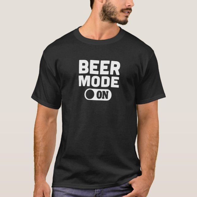 4x4 Beer Mode On Offroad Recovery Gear T-Shirt (Front)