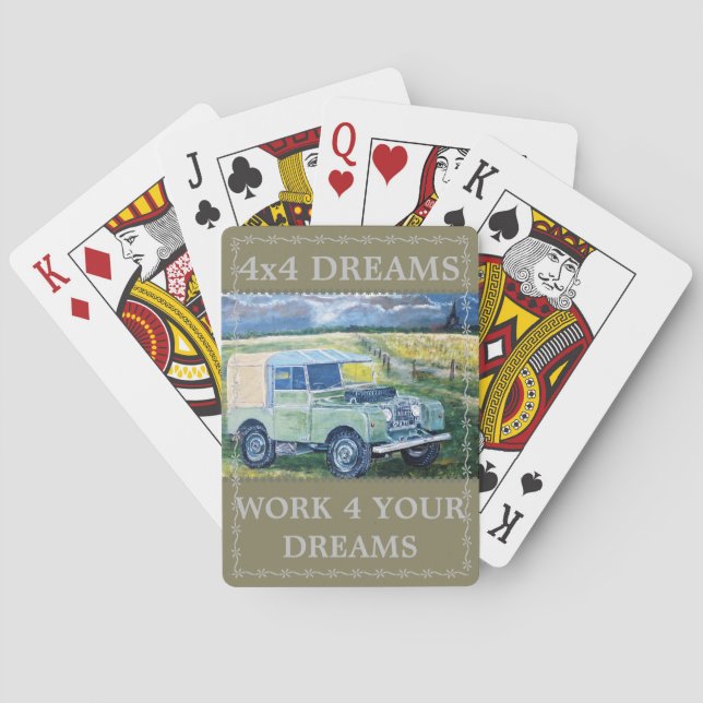 4x4 DREAMS Poker Cards (Back)