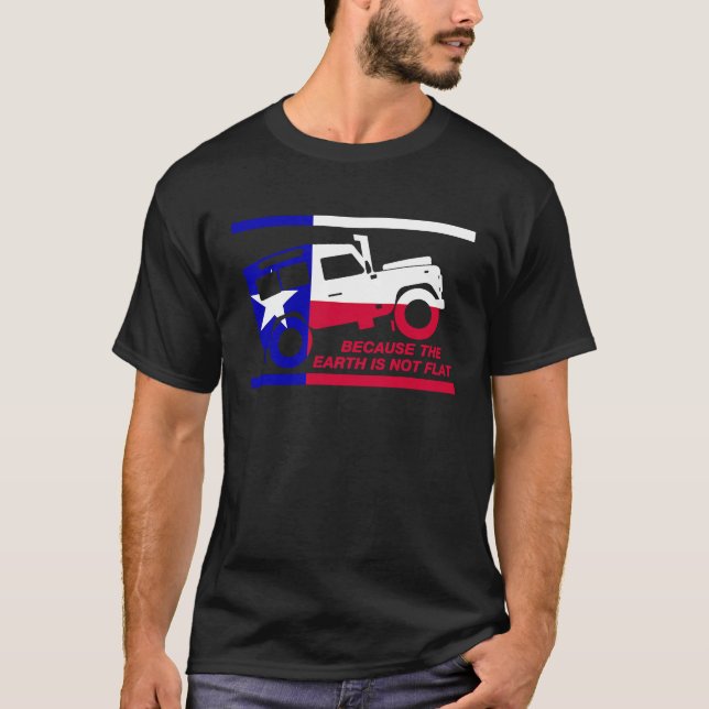4x4 Earth Rover Texas T-Shirt (Front)