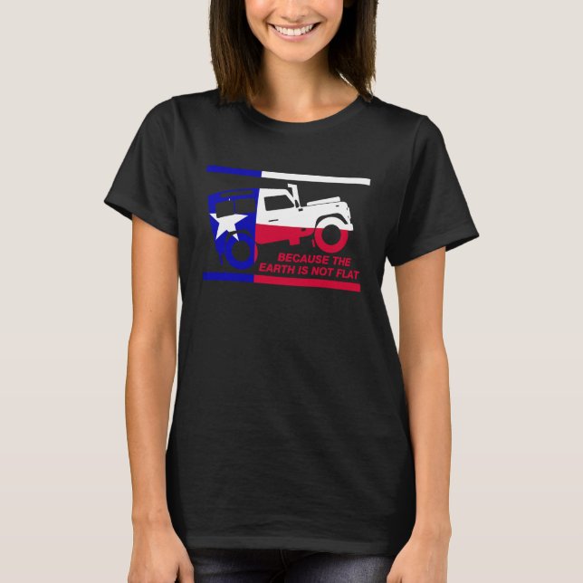4x4 Earth Rover Texas T-Shirt (Front)