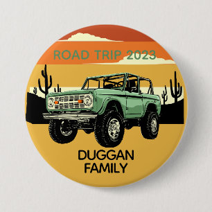 4x4 Family Adventure Personalized Custom Text Button