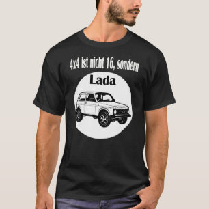 4x4 is not 16, but Lada Niva car owner T-Shirt