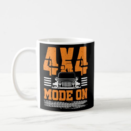 4x4 Mode On Offroad Adventure 4x4 Suv  Coffee Mug