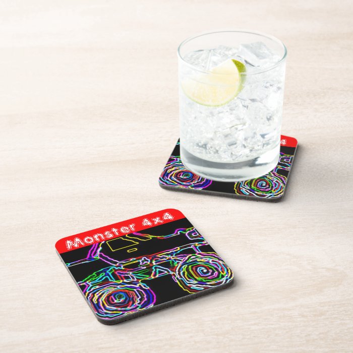 4x4  Ride Drink Coasters