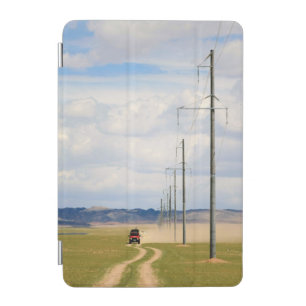 4X4 Vehicles On Dirt Road, Gobi Desert iPad Mini Cover