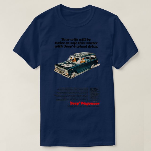 4x4 WAGONEER  T-Shirt (Design Front)