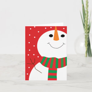 4x5.6 Snowman Holiday Card